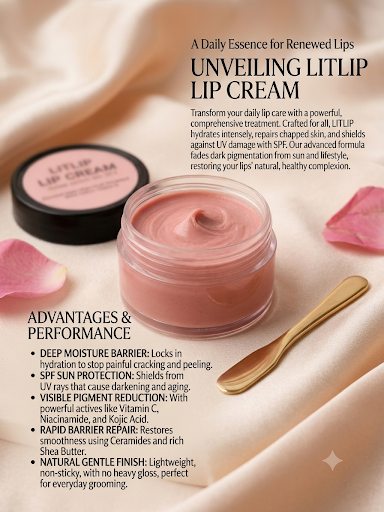 Lip Cream - Lip Brightening Cream For Men and Women (Pack of 2)